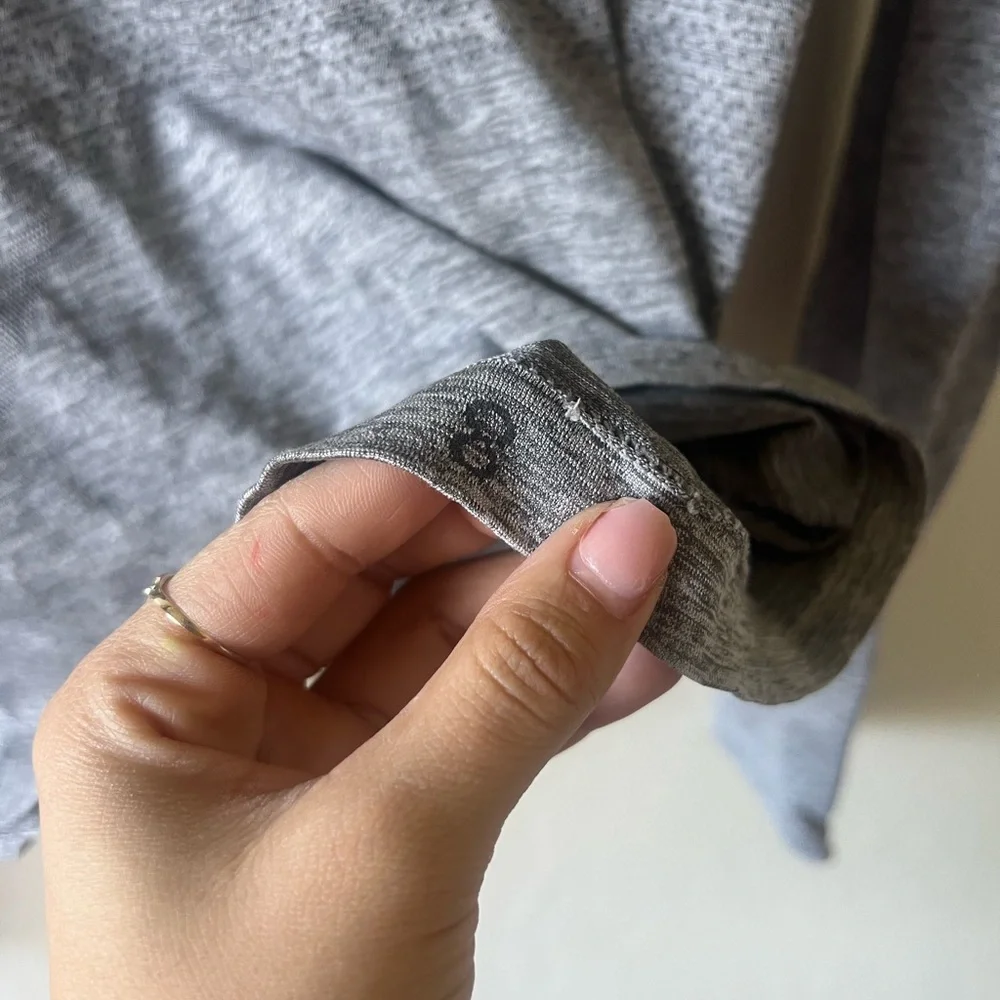 lululemon Heather Gray Long‎ Sleeve Swiftly